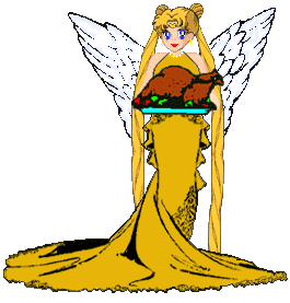 Sailor Moon Thanksgiving Gif